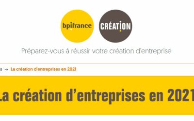 Créer son entreprise en 2021 – Les chiffres de la BPI France